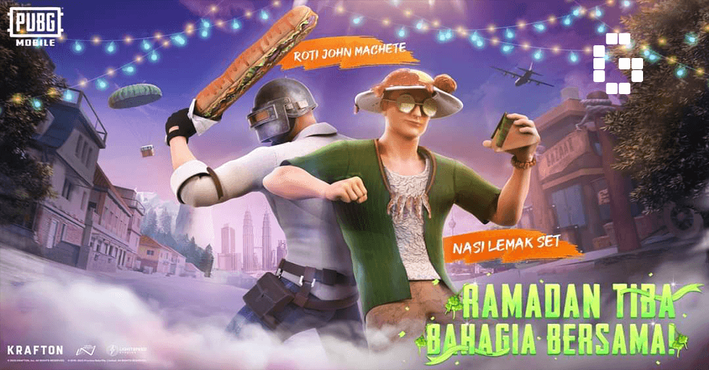 Baju Nasi Lemak PUBG Mobile dan Kosmetik Roti John Machete Diperkenalkan untuk Ramadan