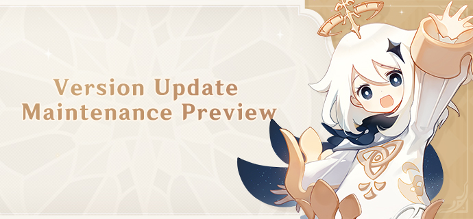 Genshin Impact Version 4.0 Update Maintenance Preview