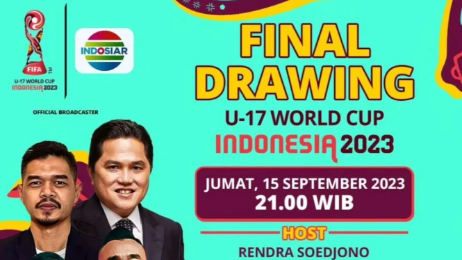 Pengundian Piala Dunia U-17 Digelar Malam Ini, Indonesia Masuk Pot 1 Bareng Brasil