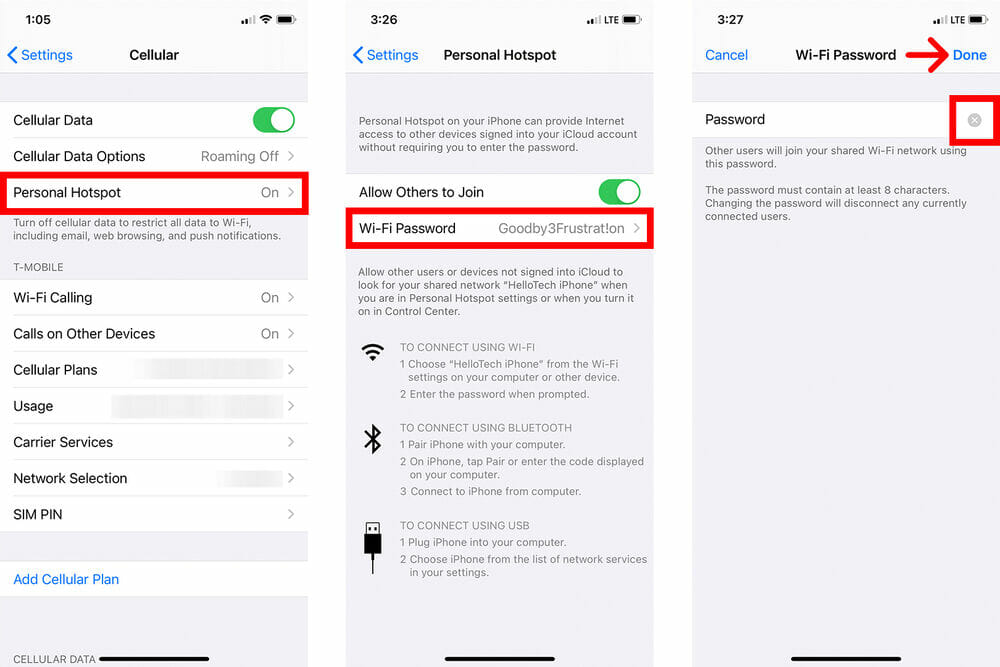 Cara Mengganti Nama Hotspot iPhone dan Mengganti Passwordnya