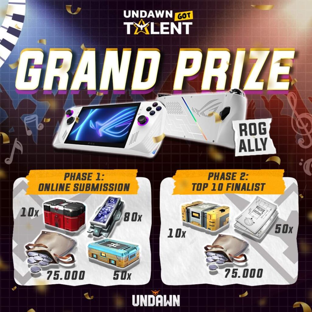 Kode Redeem Garena Undawn Terbaru Special Events Got Talent