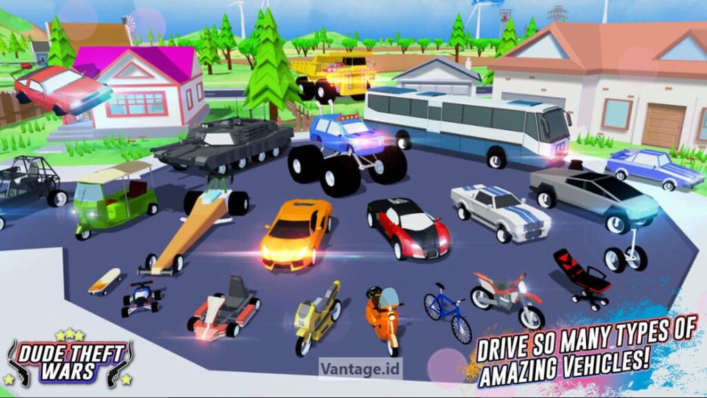 Dude Theft Wars Mod Apk All Characters Unlocked Terbaru 2023