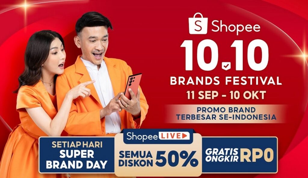 Kode Promo 10.10 Shopee Oktober 2023 Brands Festival, Super-Hemat!