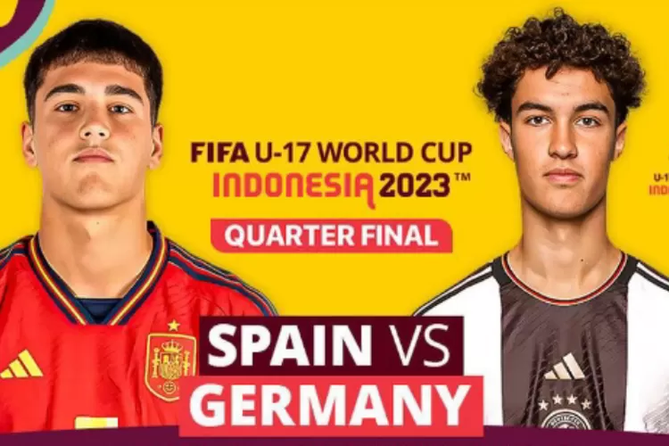 Disini Link Live Streaming Spanyol U17 vs Jerman U17 Perempat Final Piala Dunia U17 2023