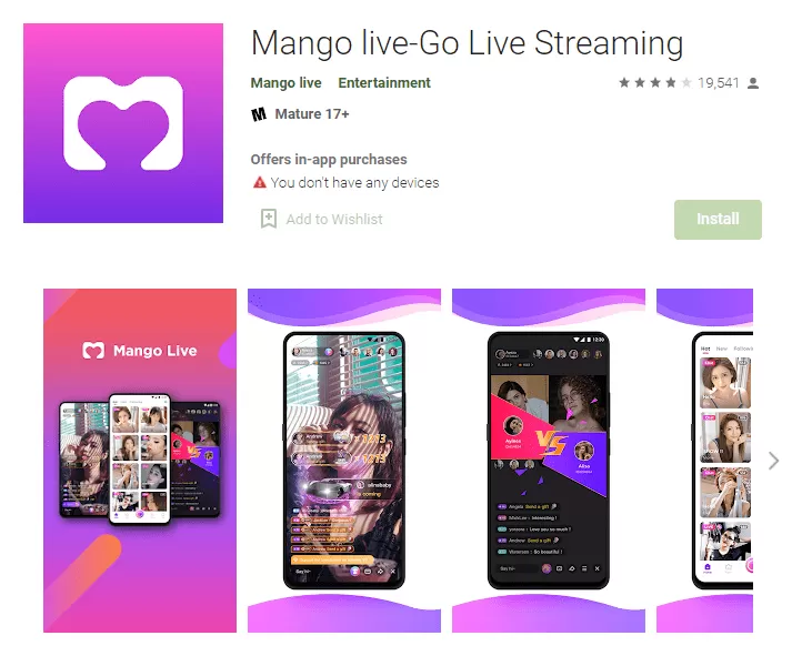 Mango Live Streaming Parah Semi Semi