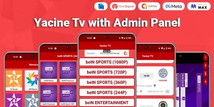 Yacine TV Live Football Pro Mod Apk V2 V3 Terbaru 2023