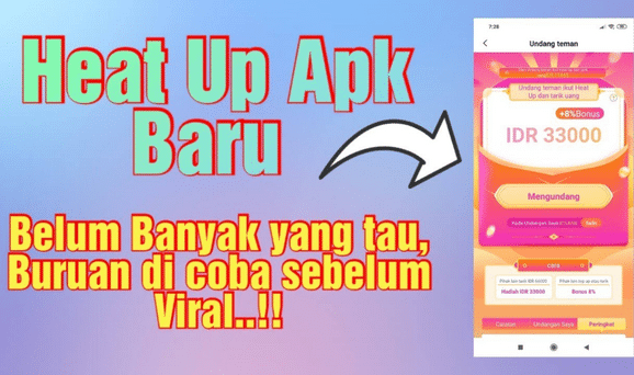 Download Heat Up Apk Cari Jodoh Penghasil Uang Terbaru 2023