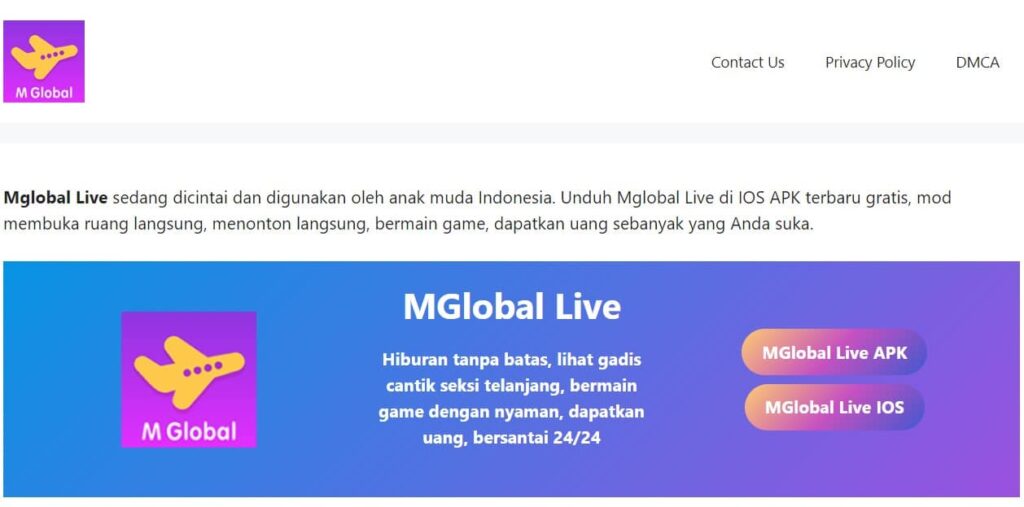 MGlobal Apk Live Mod Download Unlock All Rooms Terbaru 2023