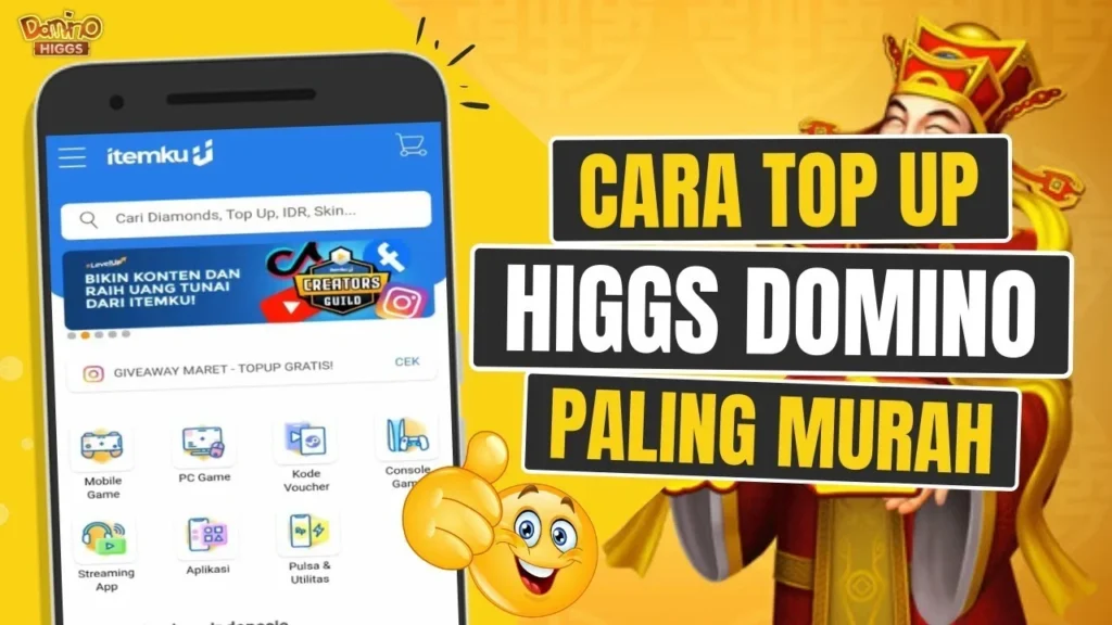 itemku Higgs Domino Top Up Chip Garansi Uang Kembali