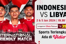 Saksikan Live Streaming Timnas Indonesia vs Libya di Vidio, Laga Uji Coba Match 1 Piala Asia 2023