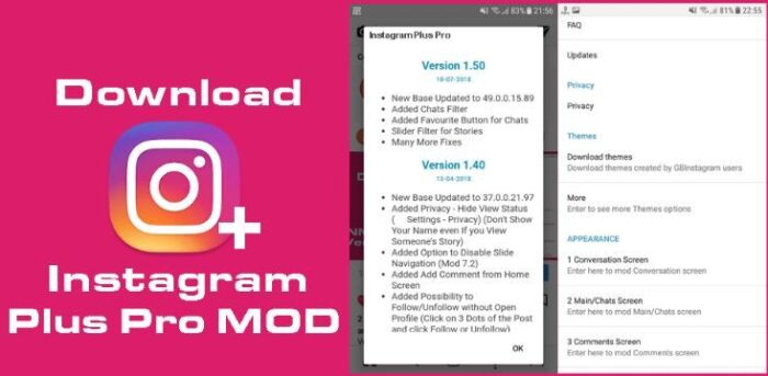 Instagram Mod Apk (Dapat Centang Biru Permanen Gratis) Terbaru