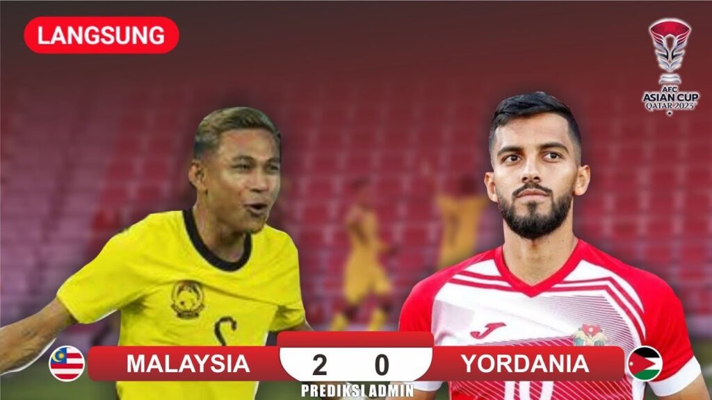 Klik Disini! Link Live Streaming Piala Asia: Malaysia vs Yordania