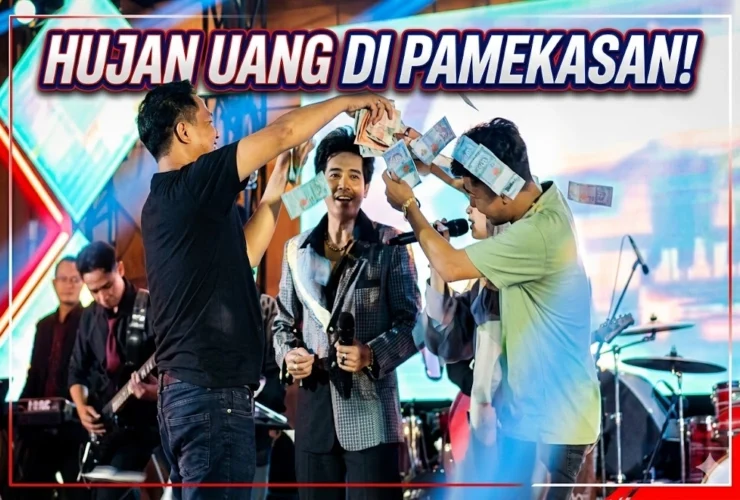 Bos Dapur MBG Pamekasan Viral Nyawer di Konser Valen Akbar, Netizen: Cuan Melimpah, SAWERAN MBG!