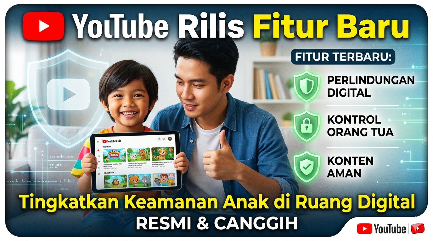 YouTube Rilis Fitur Baru Guna Tingkatkan Keamanan Anak di Ruang Digital