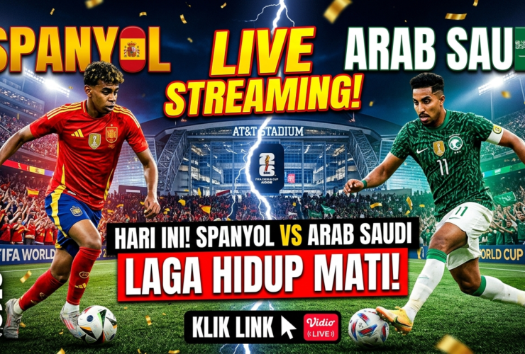 Link Live Streaming Piala Dunia 2026 Hari Ini: Spanyol vs Arab Saudi, Laga Hidup Mati Grup H